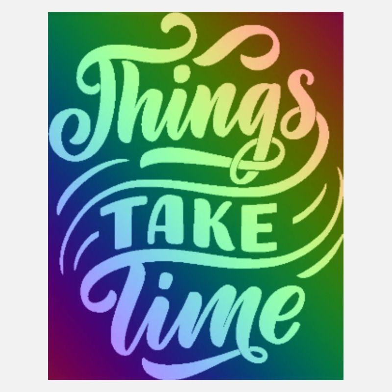 colourful typography