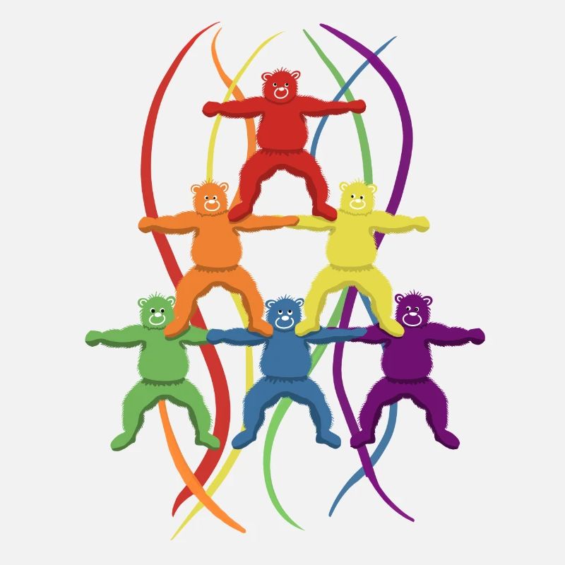 Rainbow bears stand together! Pride Outfit