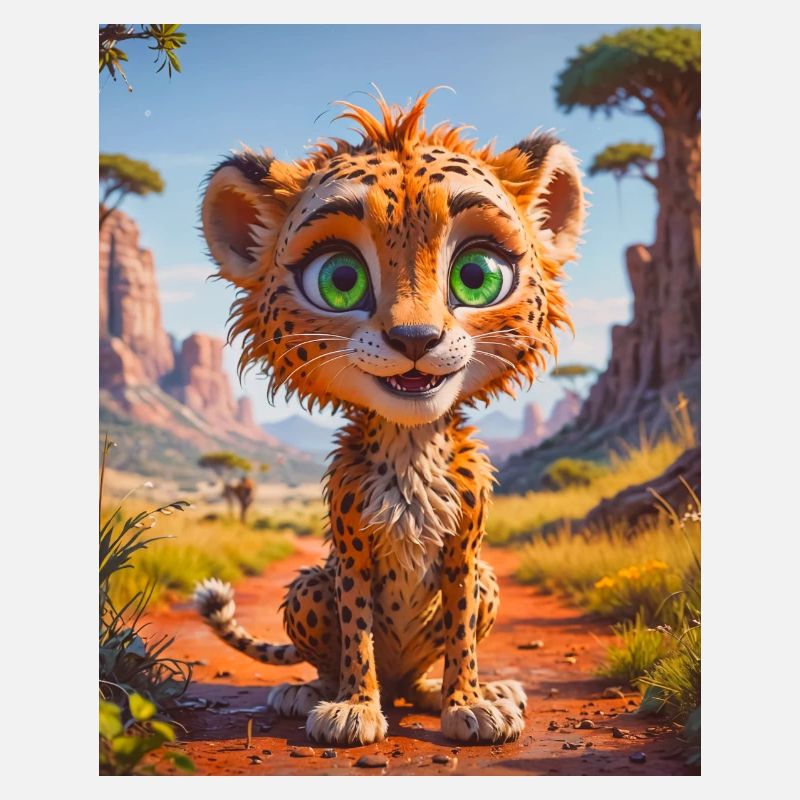 Animaux africains super mignons – Guépard