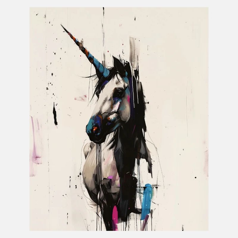 Einhorn-Gemälde