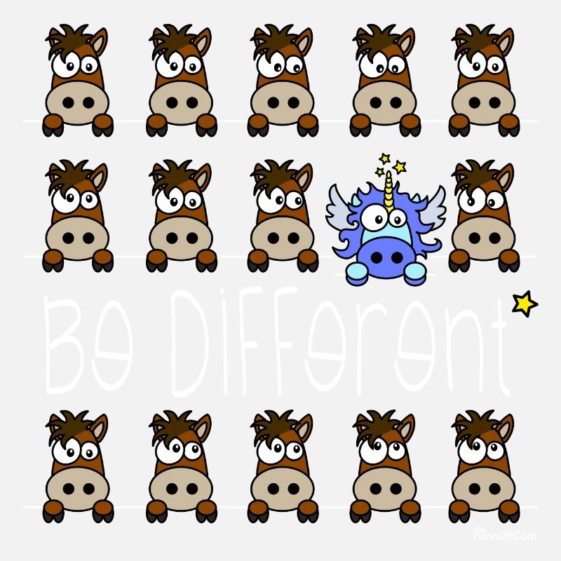 Licorne Bleu - Be Different, WT