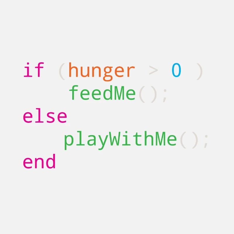 Programmierer Quellcode Hunger oder Spielen