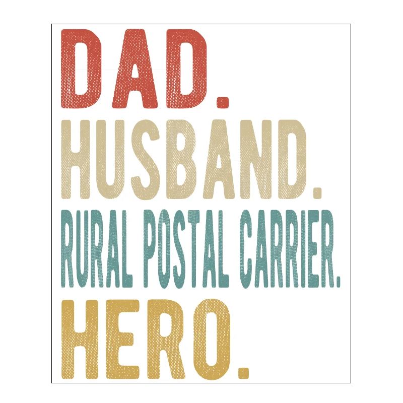 Ländlicher Postbote Papa Ehemann Held