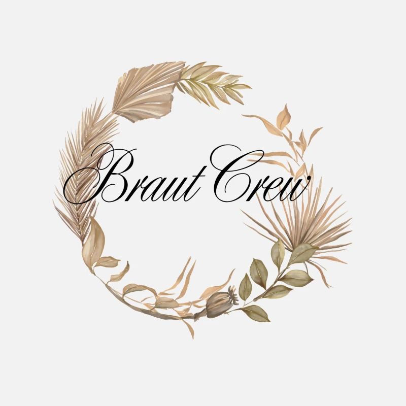 Braut Crew Boho Kranz