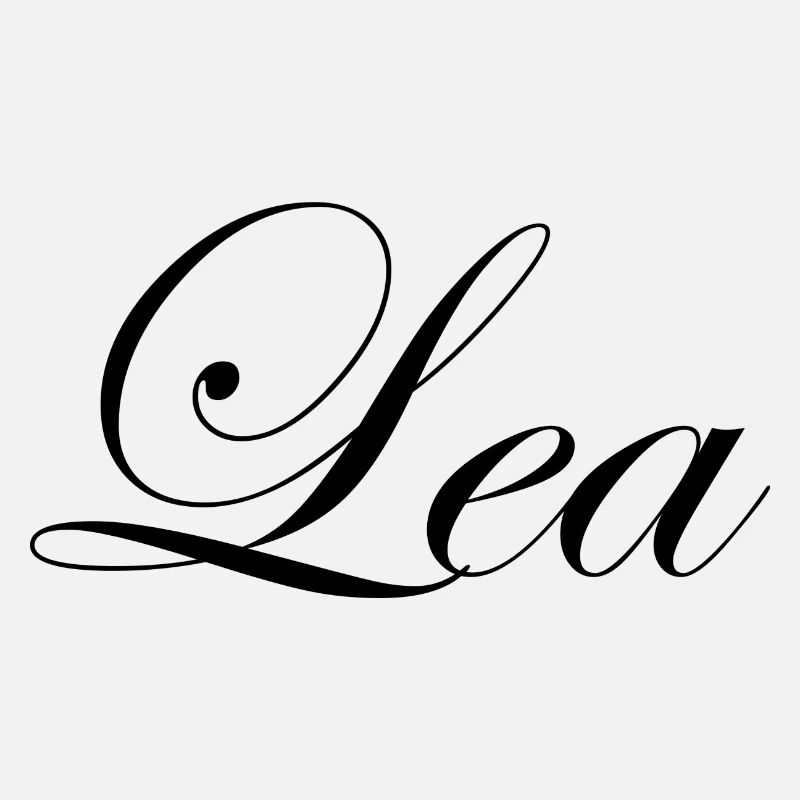 Lea Beautiful Name Black