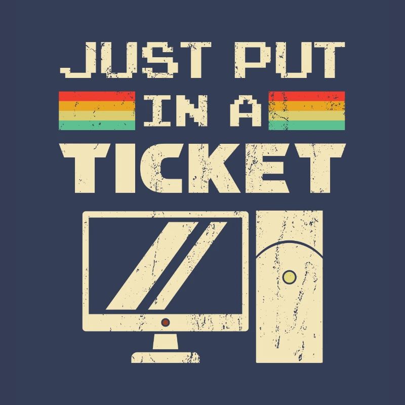 Mettez simplement un ticket pour le service d'assistance et le support technique