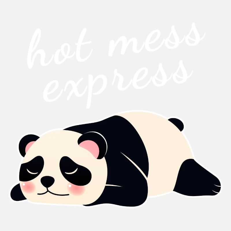 Heißes Durcheinander Express Faul Niedlich Panda