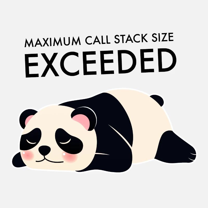 Maximale Aufruflistengröße überschritten Panda Programmer