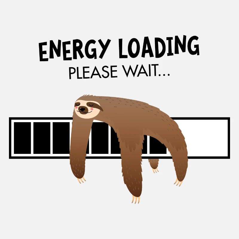 Energy Loading Faultier Chill Relax