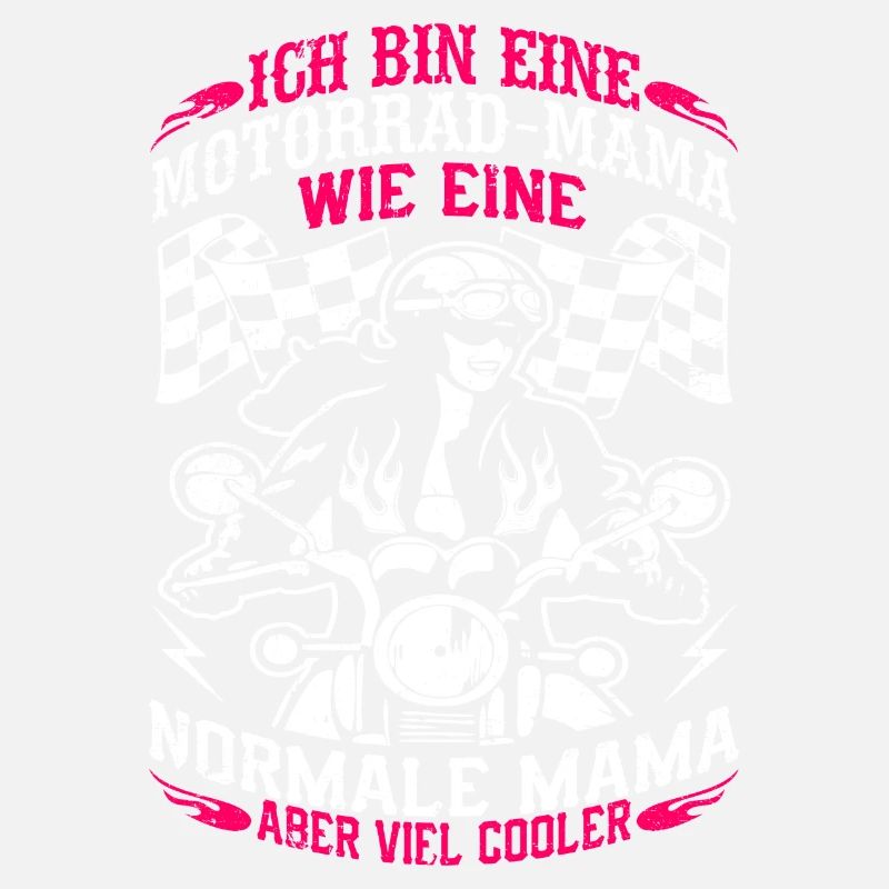 Motorrad Mama Mutter Bikerin