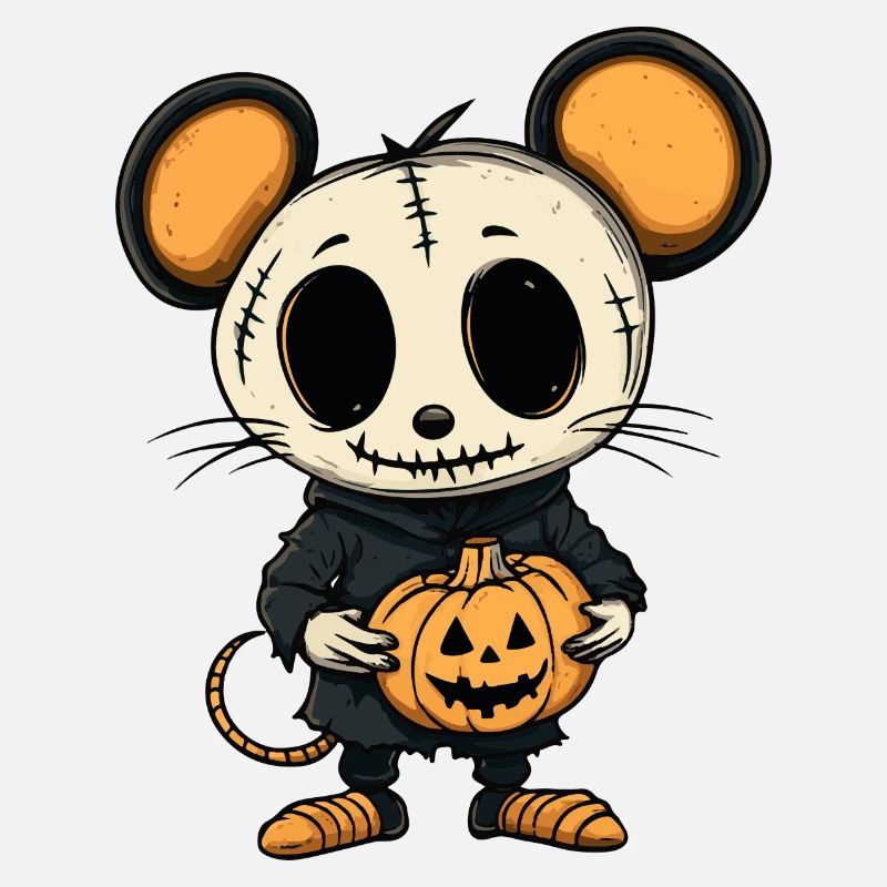 Mouse Halloween Zombie