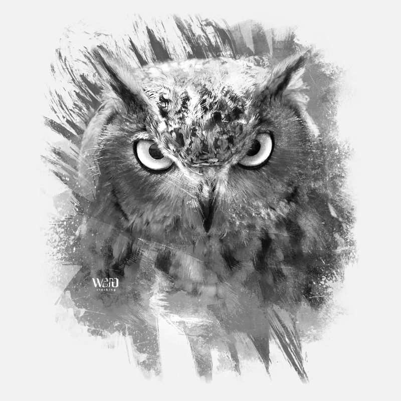 Noir de hibou blanc