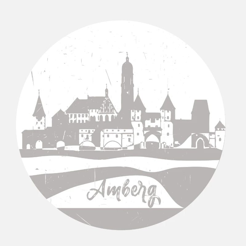 amberg,skyline,grau,kreis,scherenschnitt