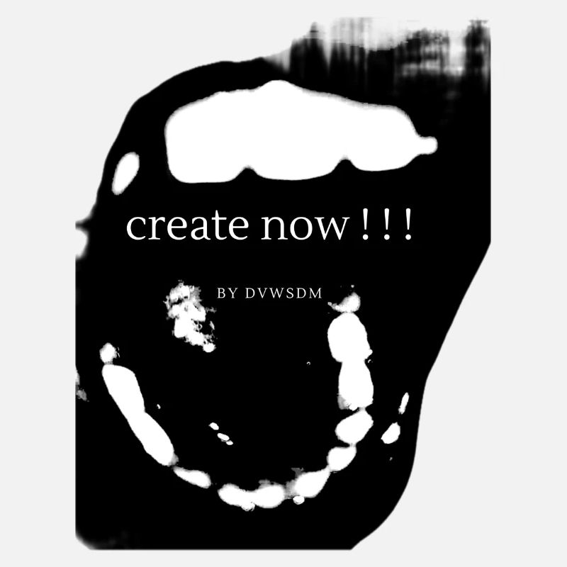 "create now" Schrei Scream by DVWSDM