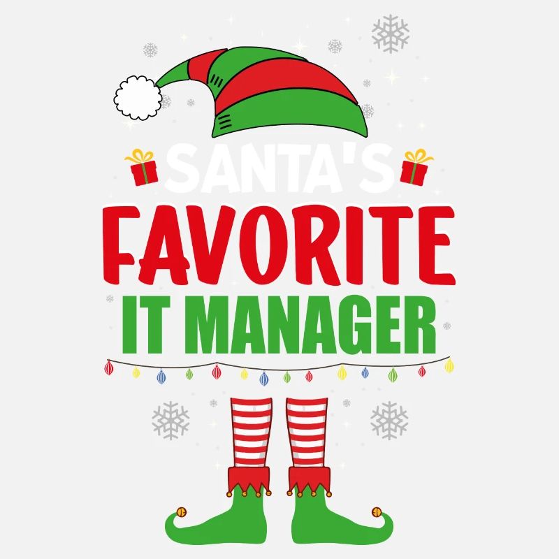 Le père Noël préféré it manager Elf Noël