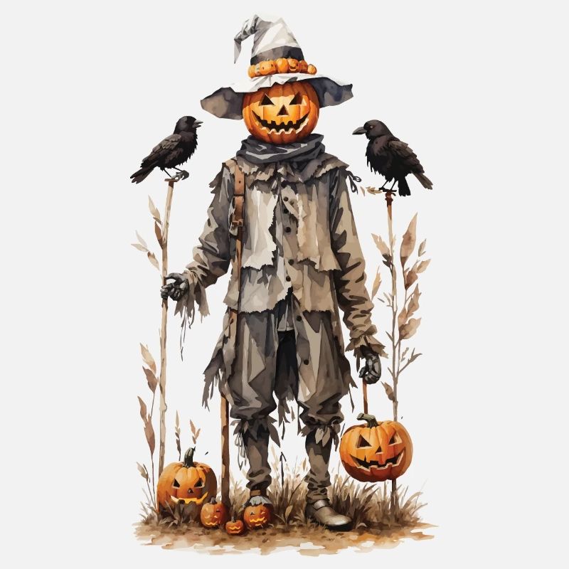 Folklore Halloween citrouille Gobelincore automne