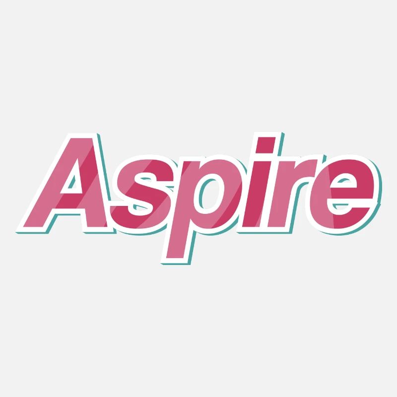 Design typographique Aspire