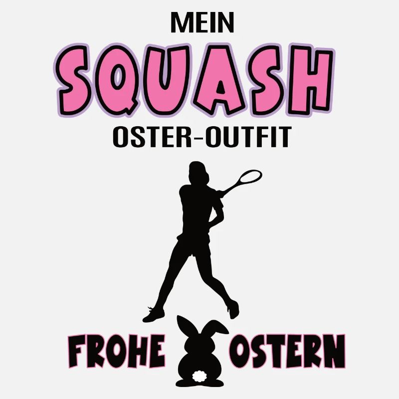 Squash Spielerin Squasherin Oster Geschenk Ostern