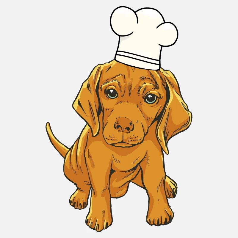Chef chef hat dog