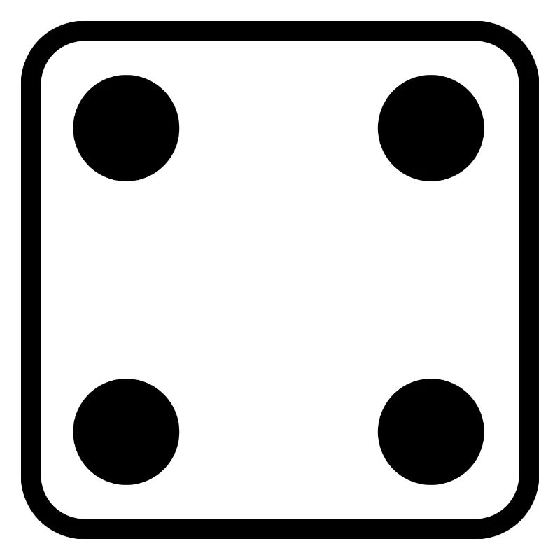 Dice number 4 dice game gift idea