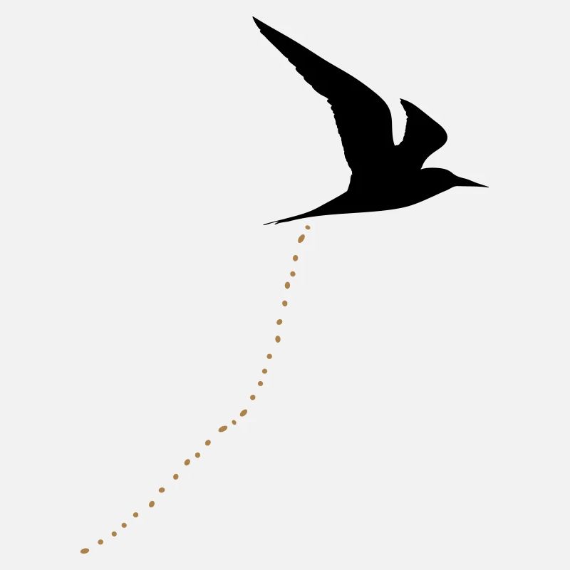 Kackvogel Bird shit vogel kacke scheiße 2c