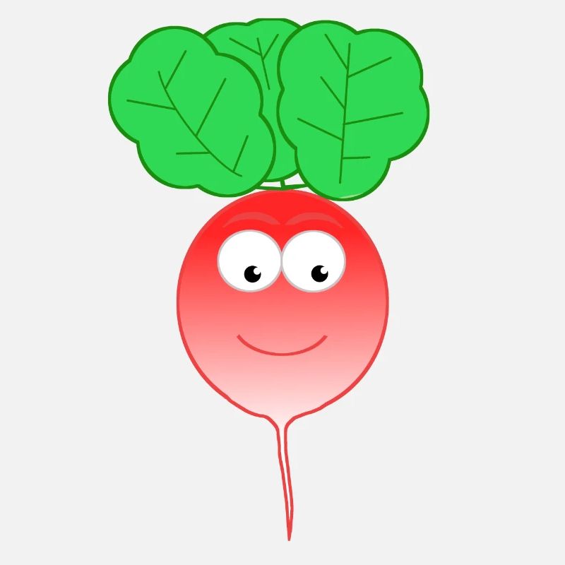 Radieschen Geschenk Geschenkidee Vegan Sport