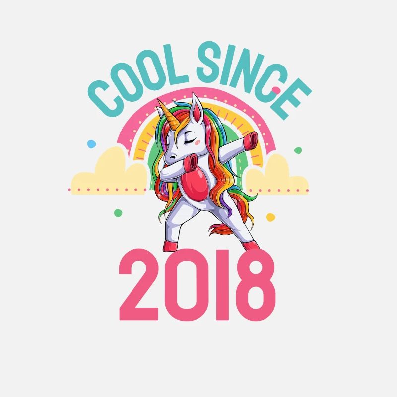 Cool seit 2018 Dabbing Einhorn 4. Geburtstag