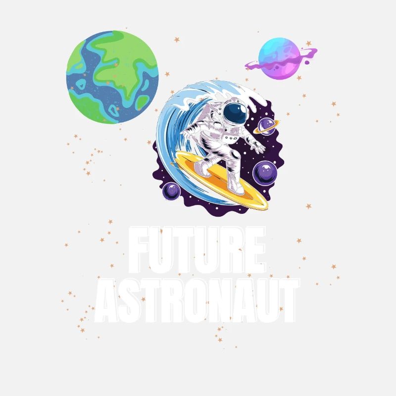 Surfing Planet Surfer Future Astronaut