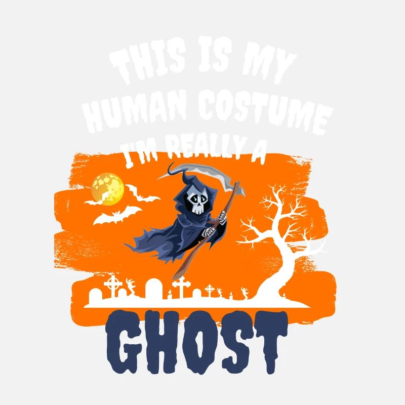 This is my costume actually I am a ghost