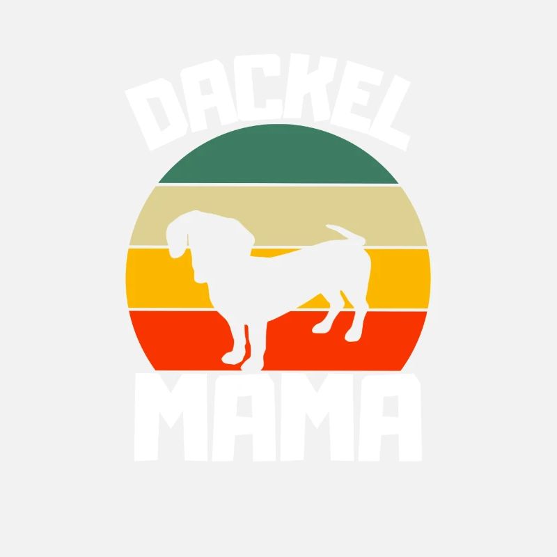 Haustierbesitzer Hunde Mama Geschenk Retro Dackel