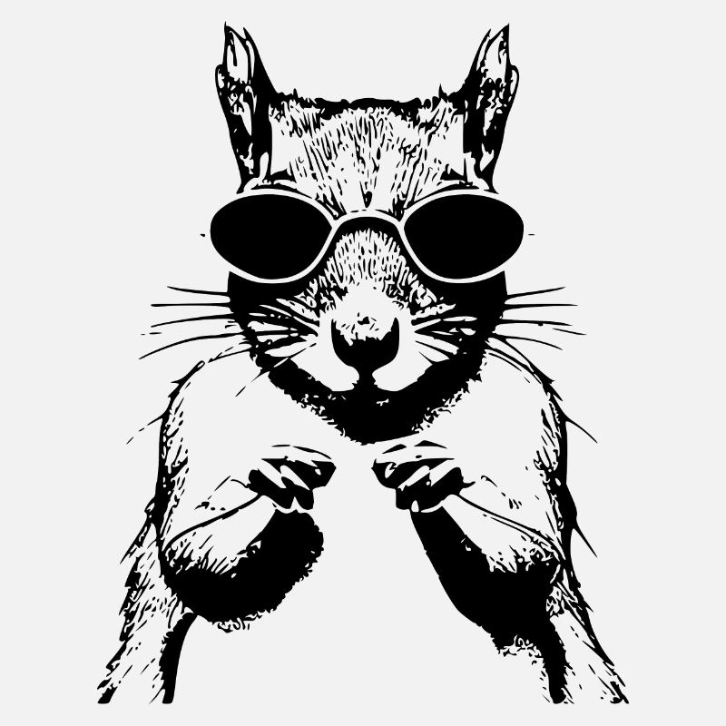 Eichhörnchen Sonnenbrille Tier süß lustig cool 02