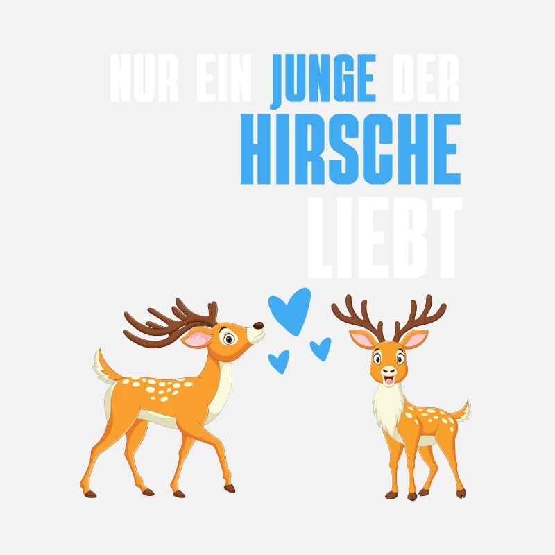 Hirsch Junge Waldbewohner Tier Geschenk Hirsch