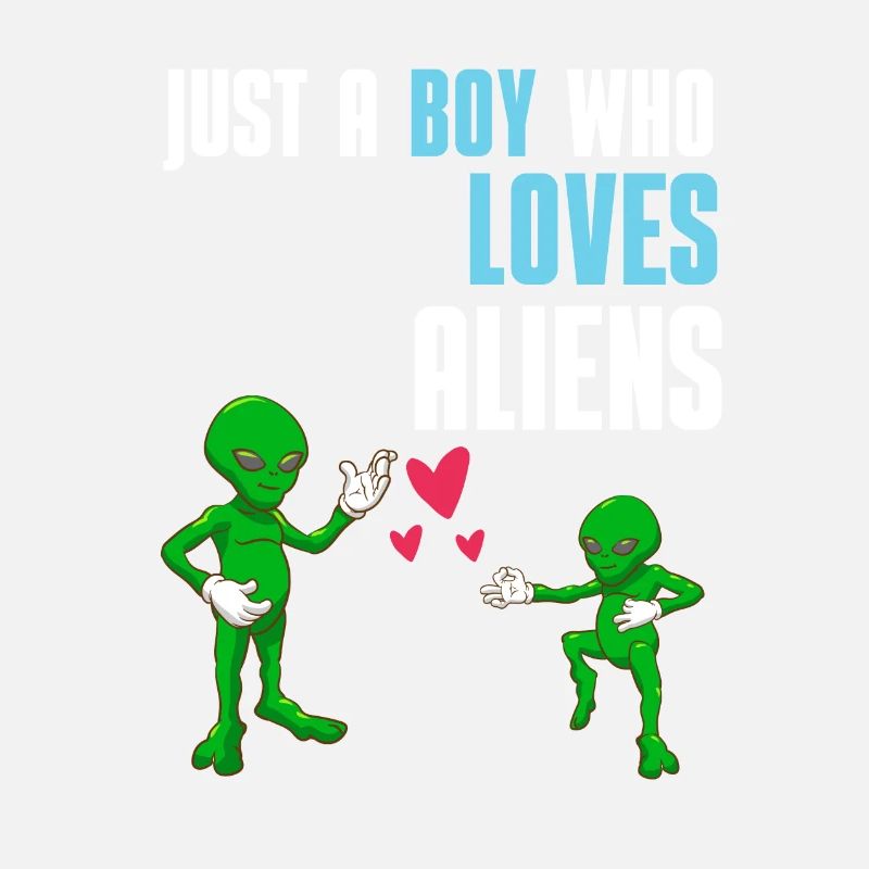 Außerirdischer Jungen Sci Fi UFO Geschenk Alien