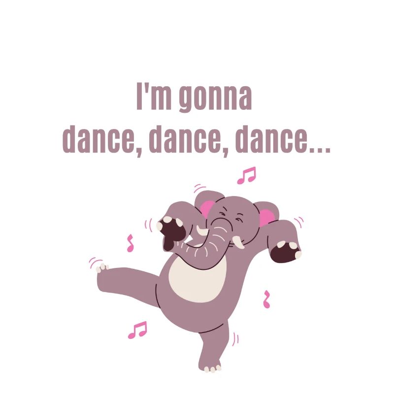 Carnaval - Danse danse drôle dansant éléphant