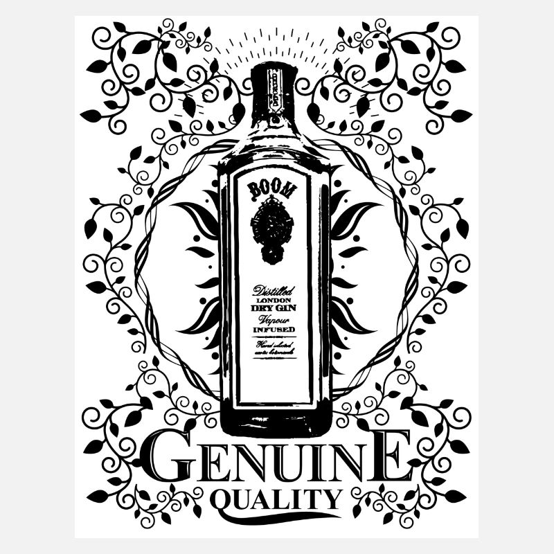 Gin Top Bottle