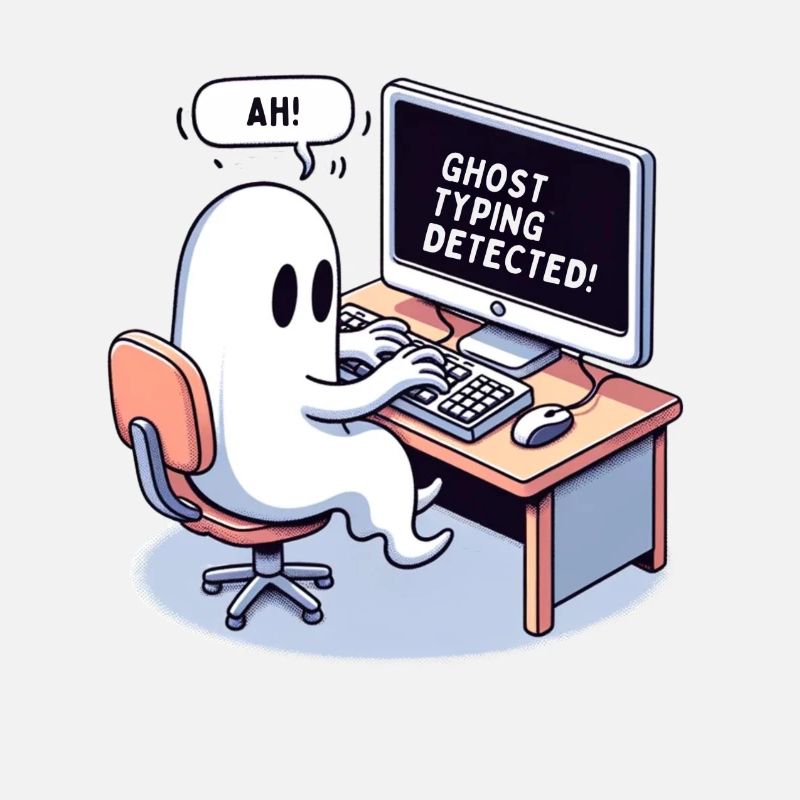 GHOST TYPING DETECTED! -Ah!