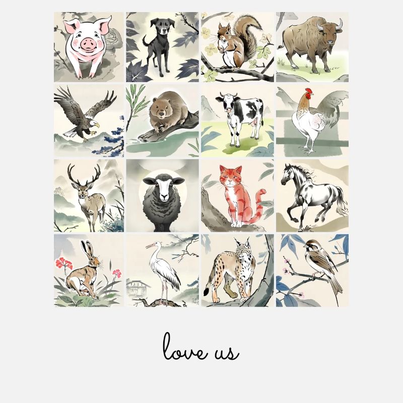 Liebe uns Collage