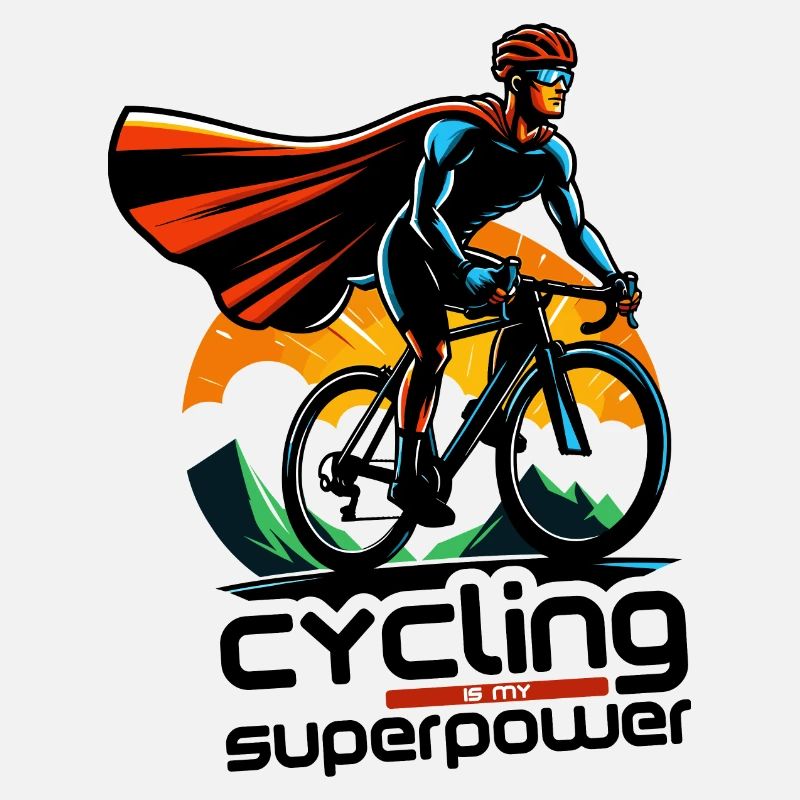 Superpower-Radfahrer