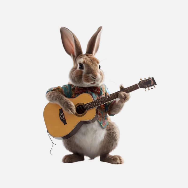 Rabbit Gitarre