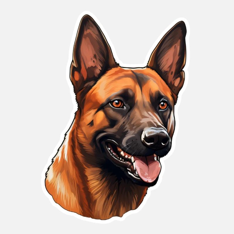 Belgian Malinois Kopf