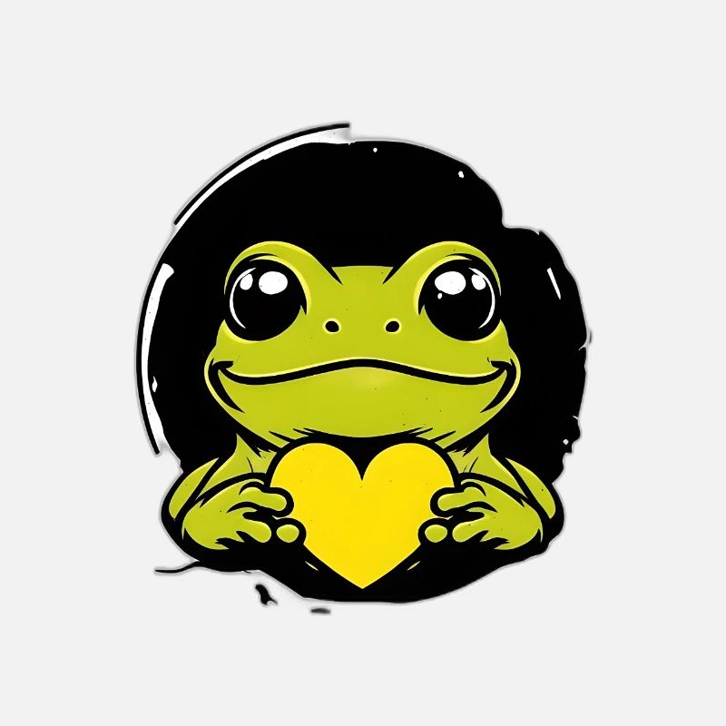 Frog Heart Humor Gift