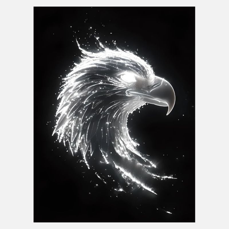 Adler Silhouette Glow Geschenk