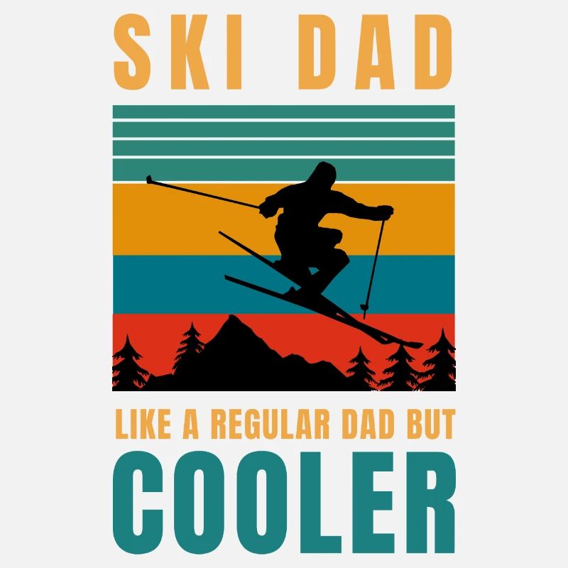 ski dad like regular dad but cooler