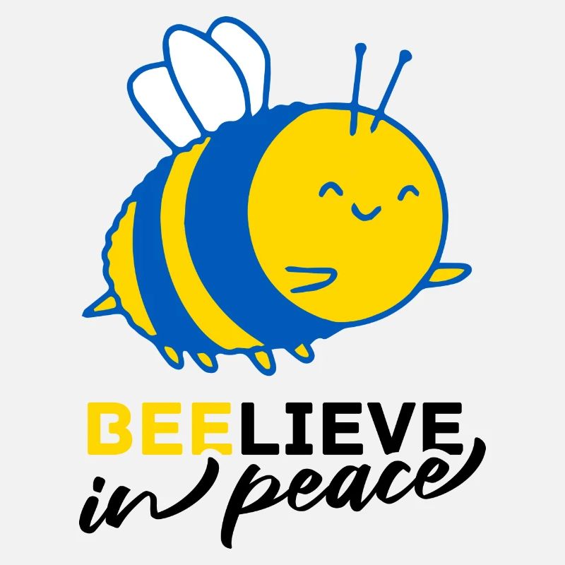 Liebevolles Ukraine Beelieve in Peace Geschenk