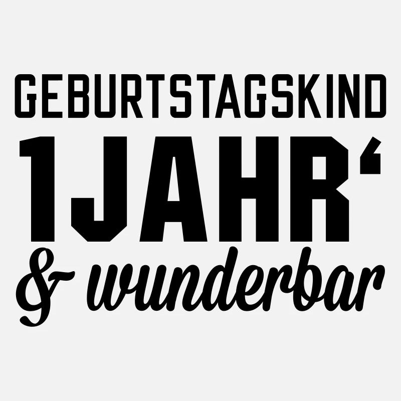 Geburtstagskind 1 wunderbar