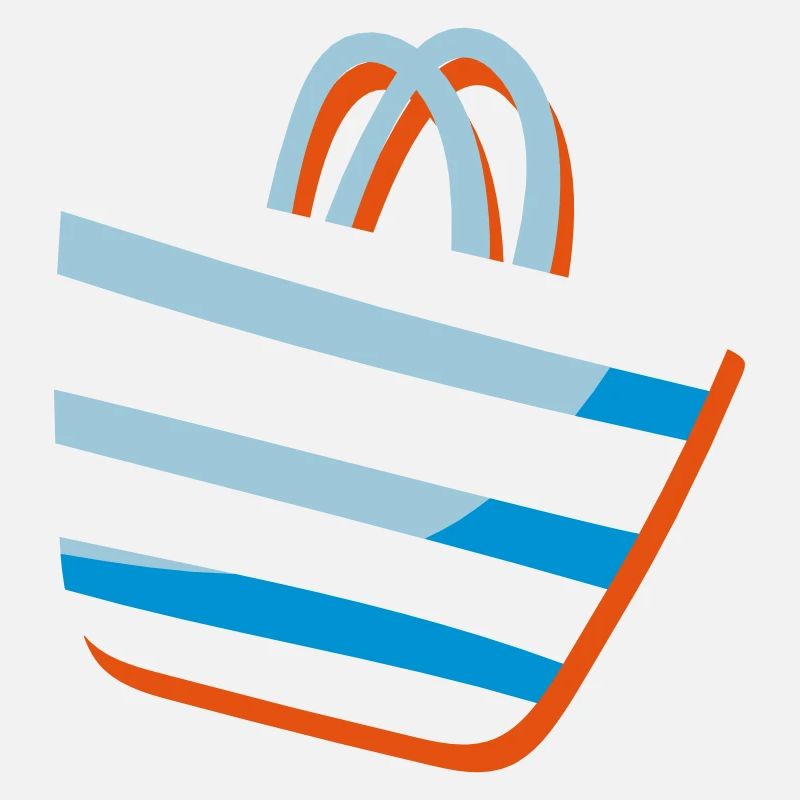 Clipart Strandtasche - Logoidee Geschenkidee
