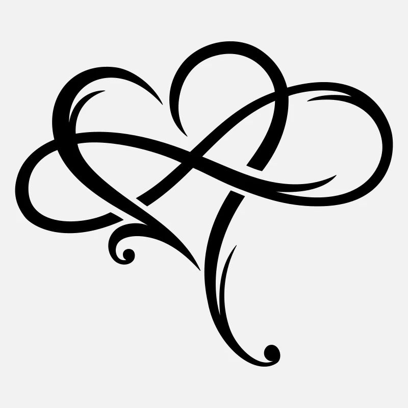 Infinity Sign Infinite Love Unendliche Liebe Herz