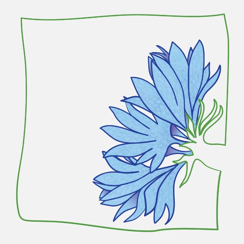 Cornflower minimalist