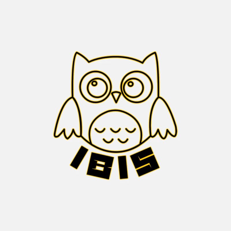 Glowing Owls IBIS Illustration
