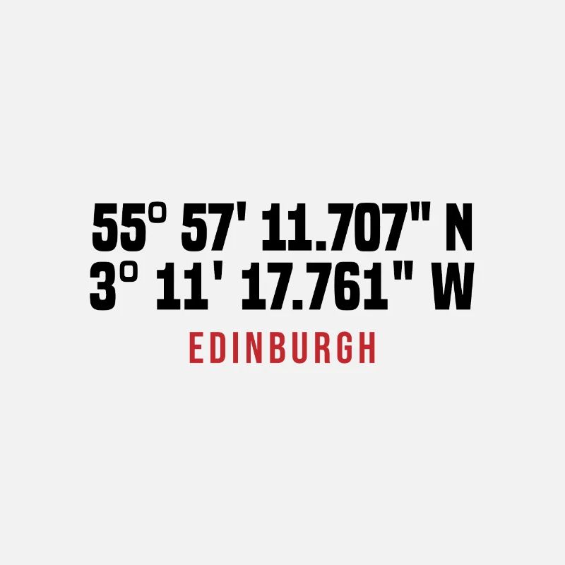 Edinburgh Coordinates Typo